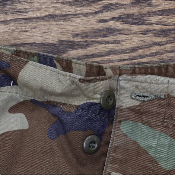 Urban Renewal Womens Upcycle Baggy Military Canvas Pants Green Camo M - Picture 5 of 9